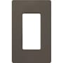 Lutron Claro 1 Gang Wall Plate for Decorator-Style Dimmers, Switches, and Outlets Truffle