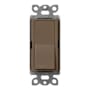 Lutron Claro Single Pole, On/Off Rocker Switch, 15A Espresso