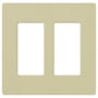 Lutron Claro 2 Gang Wall Plate for Decorator-Style Dimmers, Switches, and Outlets Sage