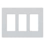Lutron Claro 3 Gang Wall Plate for Decorator-Style Dimmers, Switches, and Outlets Mist