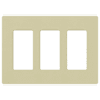 Lutron Claro 3 Gang Wall Plate for Decorator-Style Dimmers, Switches, and Outlets Sage