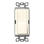 Lutron Claro Single Pole/3-Way, On/Off Rocker Switch, 15A Biscuit