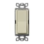 Lutron Claro Single Pole/3-Way, On/Off Rocker Switch, 15A Clay
