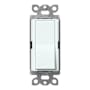Lutron Claro Single Pole/3-Way, On/Off Rocker Switch, 15A Glacier White