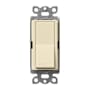 Lutron Claro Single Pole/3-Way, On/Off Rocker Switch, 15A Sand