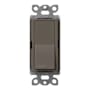 Lutron Claro Single Pole/3-Way, On/Off Rocker Switch, 15A Truffle