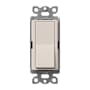 Lutron Claro Single Pole/3-Way, On/Off Rocker Switch, 15A Taupe