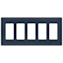 Lutron Claro 5 Gang Wall Plate for Decorator-Style Dimmers, Switches, and Outlets Deep Sea