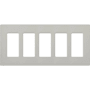 Lutron Claro Five Gang Designer Wall Plate Mist