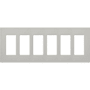 Lutron Claro Six Gang Designer Wall Plate Mist