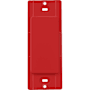 Lutron Claro Designer Blank Insert Signal Red