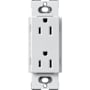 Lutron Claro 15 Ampere 125 Volt Designer Two Outlet Duplex Receptacle Mist
