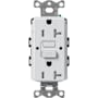 Lutron Claro 20A Tamper Resistant GFCI Duplex Receptacle, Decorator-Style Outlet, Self-Testing Mist