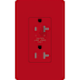 Lutron Claro 20A Half Dimming, Tamper Resistant Duplex Receptacle, Decorator-Style Outlet Hot