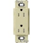 Lutron Claro 15A Tamper-Resistant Duplex Receptacle, Decorator-Style Outlet Sage