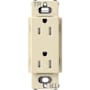 Lutron Claro 15A Tamper-Resistant Duplex Receptacle, Decorator-Style Outlet Sand