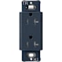 Lutron Claro 20A Tamper-Resistant Duplex Receptacle, Decorator-Style Outlet Deep Sea