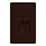 Lutron Skylark 120 Volt 300 Watt Single Pole Electronic Low Voltage Preset Dimmer Brown