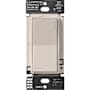 Lutron Sunnata On/Off Switch, 6A Lighting or 3A 1/10HP Motor, Single Pole/Multi-Location Taupe