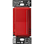 Lutron Sunnata PRO LED+ Touch Dimmer, Phase Selectable, LED/MLV/ELV, Single Pole/Multi-Location, Neutral Required Signal Red