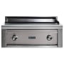 Lynx Grills Professional 46,000 BTU 30 Inch Built-In Natural Gas Asado Cooktop Grill with LED Lit Controls Limestone