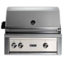 Lynx Grills Professional 46,000 BTU 30 Inch Wide Natural Gas Built-In Grill with All Trident Infrared Burners Glacier