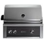 Lynx Grills Professional 46,000 BTU 30 Inch Wide Natural Gas Built-In Grill with All Trident Infrared Burners Obsidian