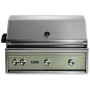 Lynx Grills Professional 69,000 BTU 36 Inch Wide Natural Gas Built-In Grill with All Trident Infrared Burners and Rotisserie Desert Sage