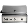 Lynx Grills Professional 69,000 BTU 36 Inch Wide Natural Gas Built-In Grill with All Trident Infrared Burners and Rotisserie Glacier