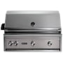 Lynx Grills Professional 69,000 BTU 36 Inch Wide Liquid Propane Built-In Grill with All Trident Infrared Burners and Rotisserie Limestone
