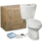 Mansfield Summit 1.1/1.6 GPF Dual-Flush Two-Piece Round Toilet Complete Kit White