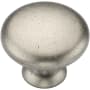 Manzoni 1-1/8 Inch Zamac Mushroom Cabinet Knob from the Classic European Renaissance Collection Distressed Pewter