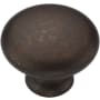Manzoni 1-3/8 Inch Zamac Mushroom Cabinet Knob from the Classic European Renaissance Collection Lacquered Bronze