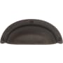 Manzoni 2-1/2 Inch Center to Center Zamac Cup Cabinet Pull from the Classic European Renaissance Collection Lacquered Bronze
