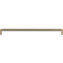 Manzoni Paxton Textured 12-5/8 Inch Center to Center Zamac Handle Cabinet Pull from the Classic European Renaissance Collection Distressed Brass