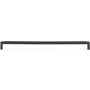 Manzoni Paxton Textured 12-5/8 Inch Center to Center Zamac Handle Cabinet Pull from the Classic European Renaissance Collection Silk Touch Matte Black