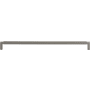 Manzoni Paxton Textured 12-5/8 Inch Center to Center Zamac Handle Cabinet Pull from the Classic European Renaissance Collection Silk Touch Grey