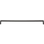 Manzoni Jena 12-5/8 Inch Center to Center Zamac Handle Cabinet Pull from the Classic European Renaissance, Modern Silk Touch Collection Silk Touch Matte Black