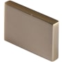 Manzoni 2 Inch Zamac Designer Cabinet Knob from the Urban Modern Collection Satin Brass