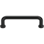 Manzoni Troy 3-3/4 Inch Center to Center Zamac Handle Cabinet Pull from the Urban Modern Collection Flat Black