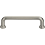 Manzoni Troy 3-3/4 Inch Center to Center Zamac Handle Cabinet Pull from the Urban Modern Collection Satin Nickel