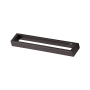 Manzoni Box Series 6-5/16" Center to Center Urban Modern Cabinet Handle / Cabinet Pull Satin Black