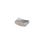 Manzoni Leaf 1-3/4 Inch Zamac Designer Cabinet Knob from the Urban Modern Collection Satin Nickel