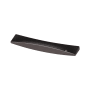 Manzoni Leaf 6-5/16 Inch Center to Center Zamac Rectangular Cabinet Pull from the Urban Modern Collection Satin Black