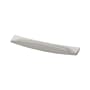 Manzoni Leaf 6-5/16 Inch Center to Center Zamac Rectangular Cabinet Pull from the Urban Modern Collection Satin Nickel
