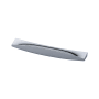Manzoni Leaf 6-5/16 Inch Center to Center Zamac Rectangular Cabinet Pull from the Urban Modern Collection Polished Chrome