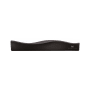 Manzoni Wave 6-5/16 Inch Center to Center Zamac Designer Cabinet Pull from the Urban Modern Collection Satin Black