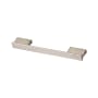 Manzoni Bridge 6-5/16 Inch Center to Center Zamac Handle Cabinet Pull from the Urban Modern Collection Satin Nickel
