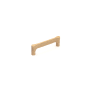 Manzoni Claros 5-1/16 Inch Center to Center Wood Handle Cabinet Pull from the Designer Wood Collection Lacquered Oak