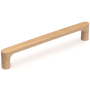 Manzoni Oval Bar 7-9/16 Inch Center to Center Wood Handle Cabinet Pull from the Designer Wood Collection Oak